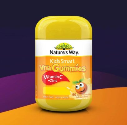 kẹo dẻo vita gummies bổ sung Vitamin C + Kẽm cho trẻ trên 2 tuổi