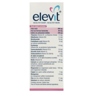 vitamin elevit cho bà bầu